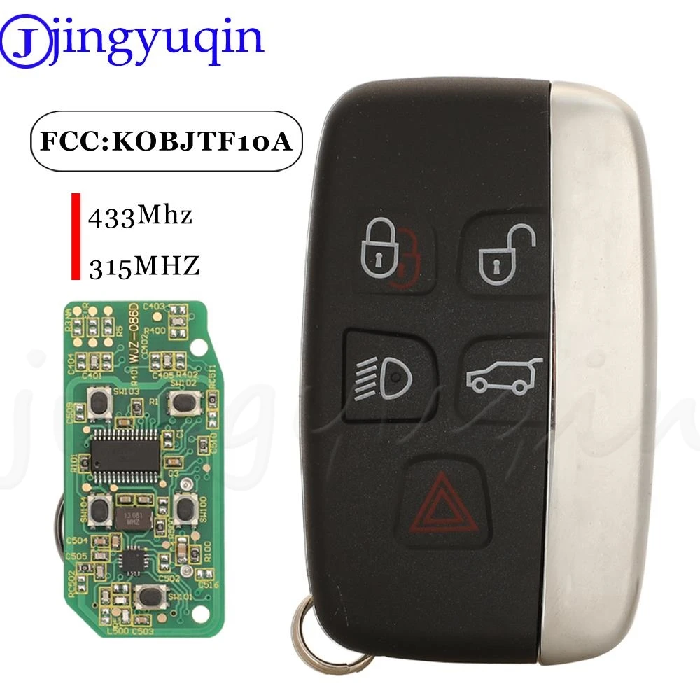 Jingyuqin For Jaguar F-Type XE XJ XF XK Smart Remote Car Key Fob 315/434Mhz KOBJTF10A 5Buttons
Jingyuqin For Jaguar F-Type XE XJ XF XK Smart Remote Car Key Fob 315/434Mhz KOBJTF10A 5Buttons