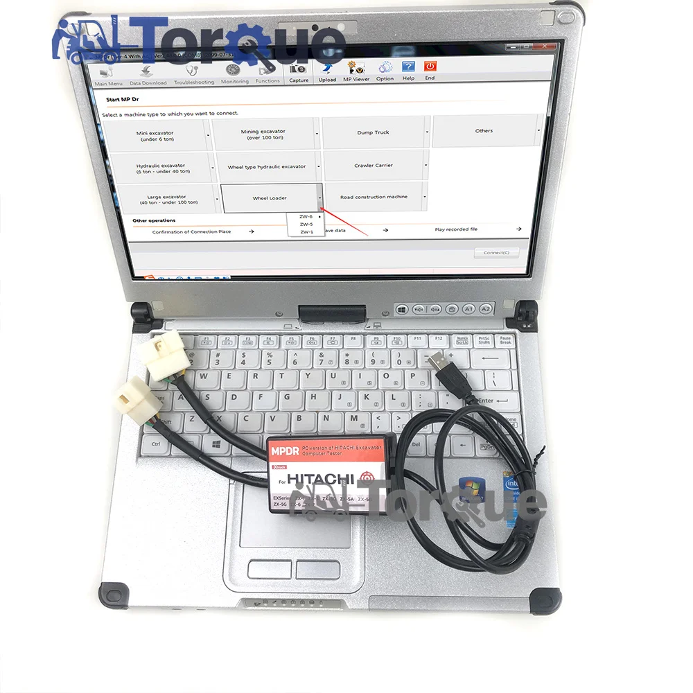 for Dr ZX Excavator Diagnostic cable for Hitachi Excavator Diagnositc Cable for hitachi ex.zx-3 Dr ZX cable+ CF C2 Laptop set
for Dr ZX Excavator Diagnostic cable for Hitachi Excavator Diagnositc Cable for hitachi ex.zx-3 Dr ZX cable+ CF C2 Laptop set