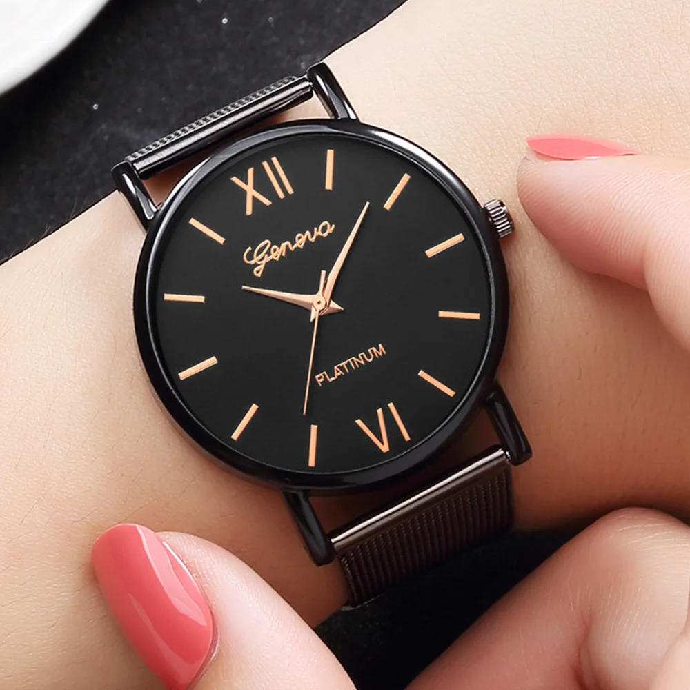 Top Brand Watch For Women New Stylish Fashion Ultra-Thin Black Stainless Steel Mesh Ladies Wristwatch Quartz Clock Relojes Mujer
Top Brand Watch For Women New Stylish Fashion Ultra-Thin Black Stainless Steel Mesh Ladies Wristwatch Quartz Clock Relojes Mujer