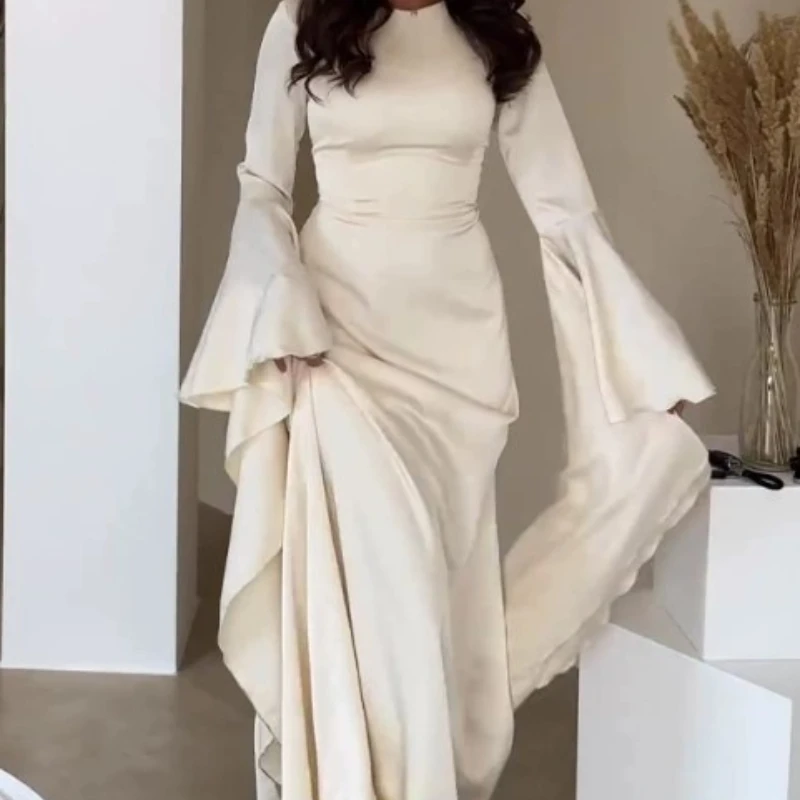 2025 Autumn Dress Slim Temperament Long Party Dress 
2025 Autumn Dress Slim Temperament Long Party Dress