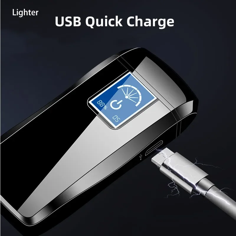 Роскошный прикуриватель с двойной дугой и ветрозащитной функцией, USB зарядка и ЖК-дисплей
Роскошный прикуриватель с двойной дугой и ветрозащитной функцией, USB зарядка и ЖК-дисплей