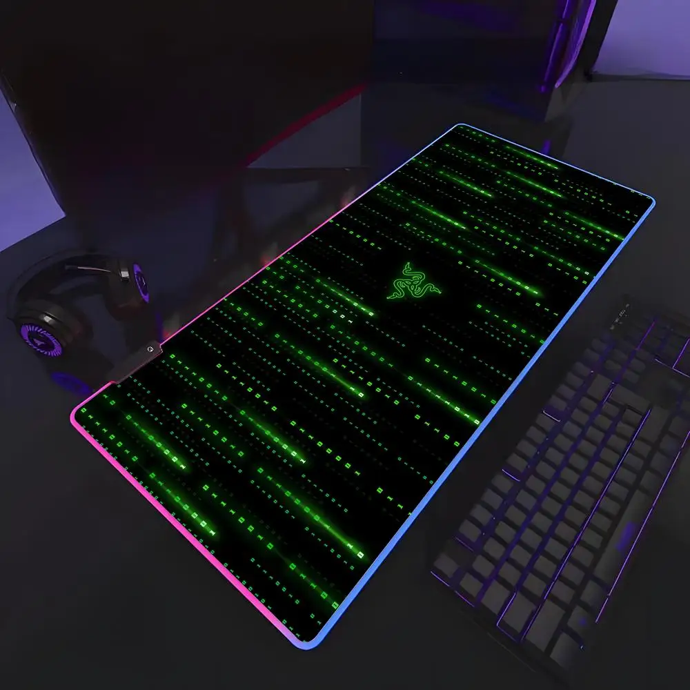 Razer Logo Mouse Pad RGB Rubber Antislip Keyboard Pad 40x90cm Mousepad Gaming Accessories XXL Office Computer Mat
Razer Logo Mouse Pad RGB Rubber Antislip Keyboard Pad 40x90cm Mousepad Gaming Accessories XXL Office Computer Mat
