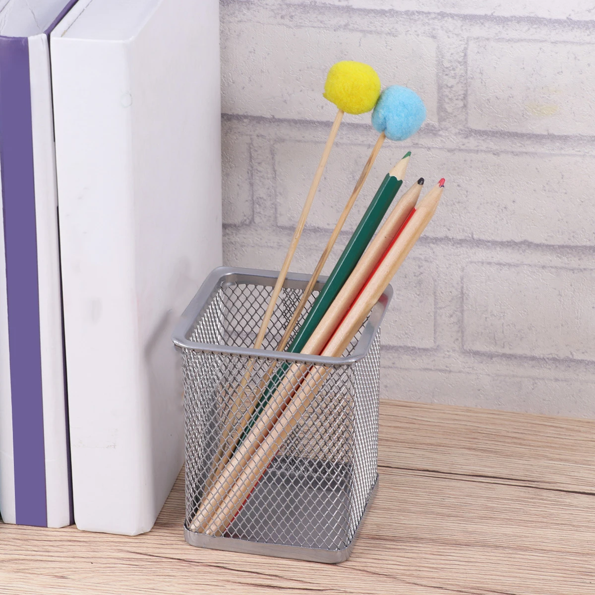 2pcs Metal Mesh Pencil Holder Scratch Resistant Lightweight Organizer For Pencils Pens Cosmetics Storage Rose Red
2pcs Metal Mesh Pencil Holder Scratch Resistant Lightweight Organizer For Pencils Pens Cosmetics Storage Rose Red