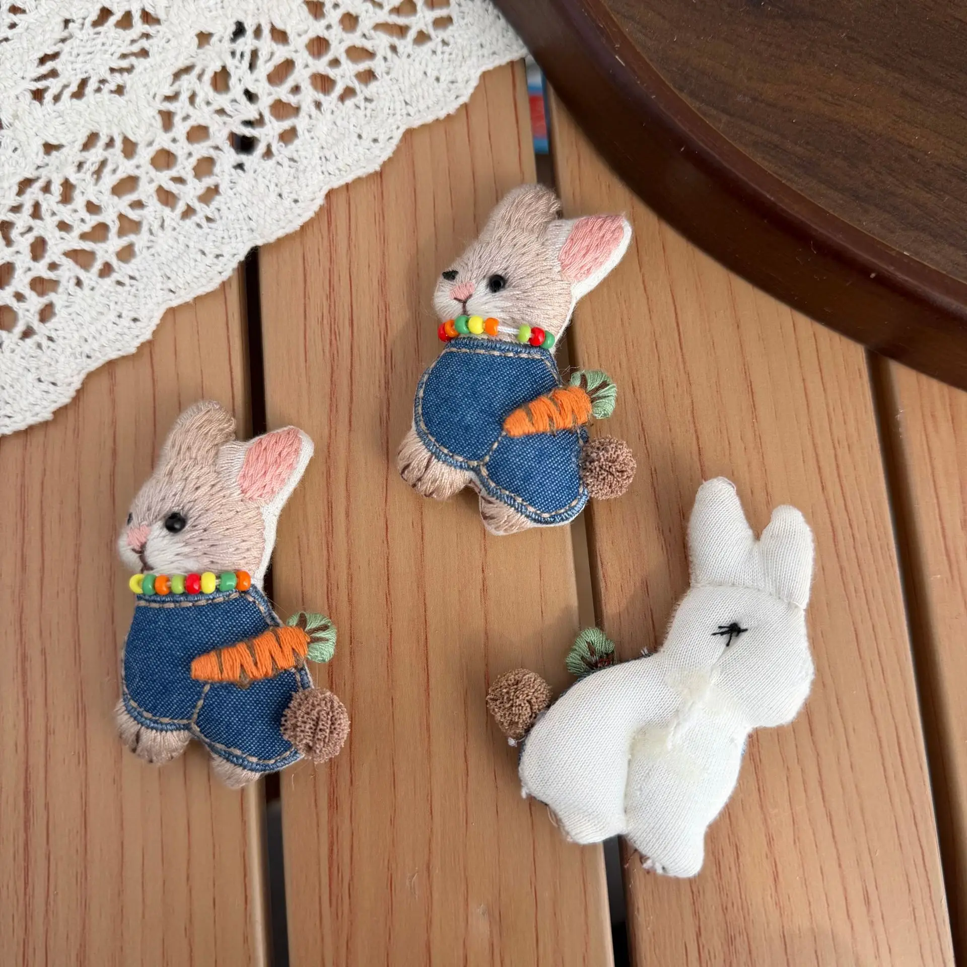 Premium Denim Stuffed Rabbit Puppy Hair Clasp Brooch Pin Semi Finished Craft for DIY Shoes Socks Hat Bag Decoration
Premium Denim Stuffed Rabbit Puppy Hair Clasp Brooch Pin Semi Finished Craft for DIY Shoes Socks Hat Bag Decoration