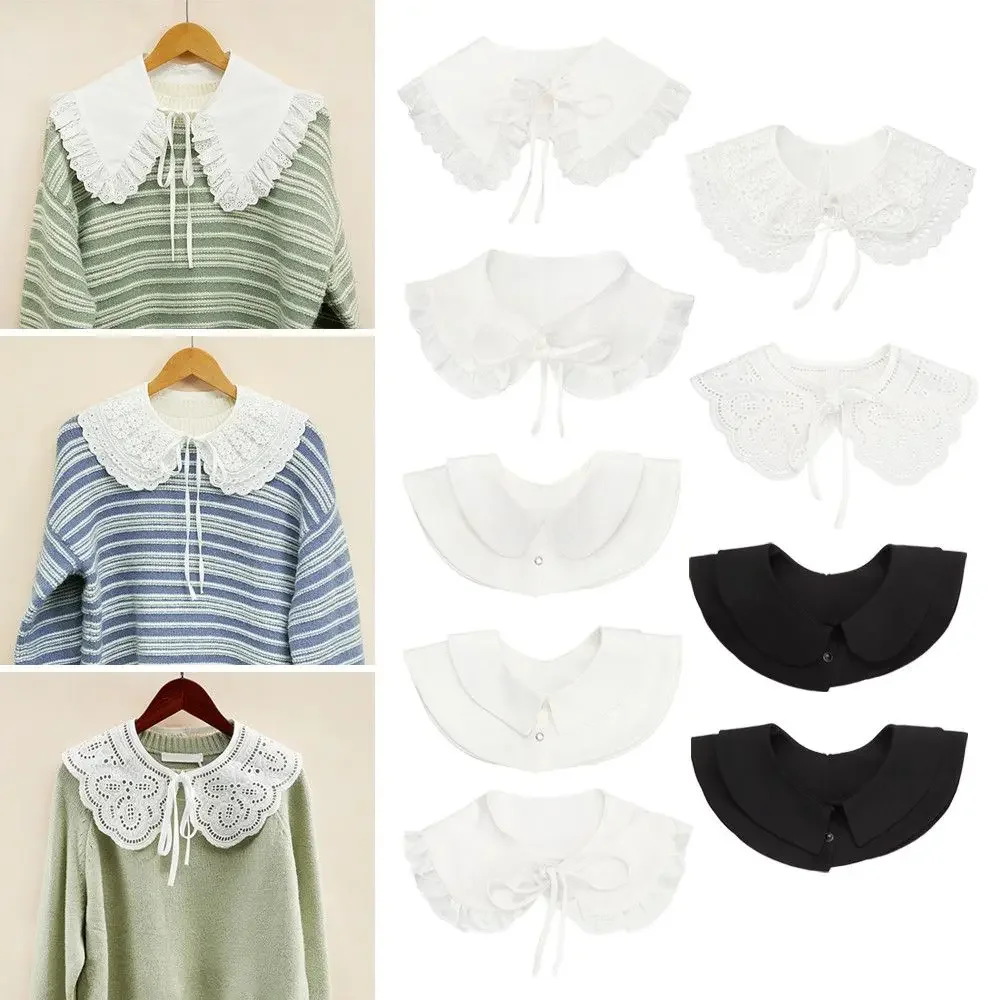 1PC Fashion Women Cotton Fake Collar Sweet Floral Lace Shawl Lapel Blouse Top Detachable Shirt False Tie Clothes Accessories
1PC Fashion Women Cotton Fake Collar Sweet Floral Lace Shawl Lapel Blouse Top Detachable Shirt False Tie Clothes Accessories