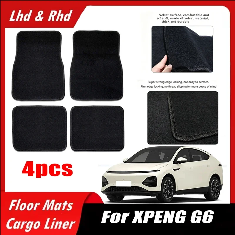 4pcs Car Floor Mats All-Weather Easy To Clean Durable Anti-Slip Interior Protection Floor Liners For XPENG G6 Accessories
4pcs Car Floor Mats All-Weather Easy To Clean Durable Anti-Slip Interior Protection Floor Liners For XPENG G6 Accessories
