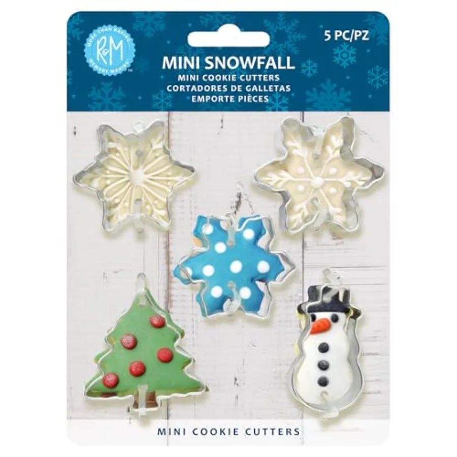Резаки Intertiol Mini Ce Snowman Tree, 3 снежинки, набор из 5 предметов
Резаки Intertiol Mini Ce Snowman Tree, 3 снежинки, набор из 5 предметов