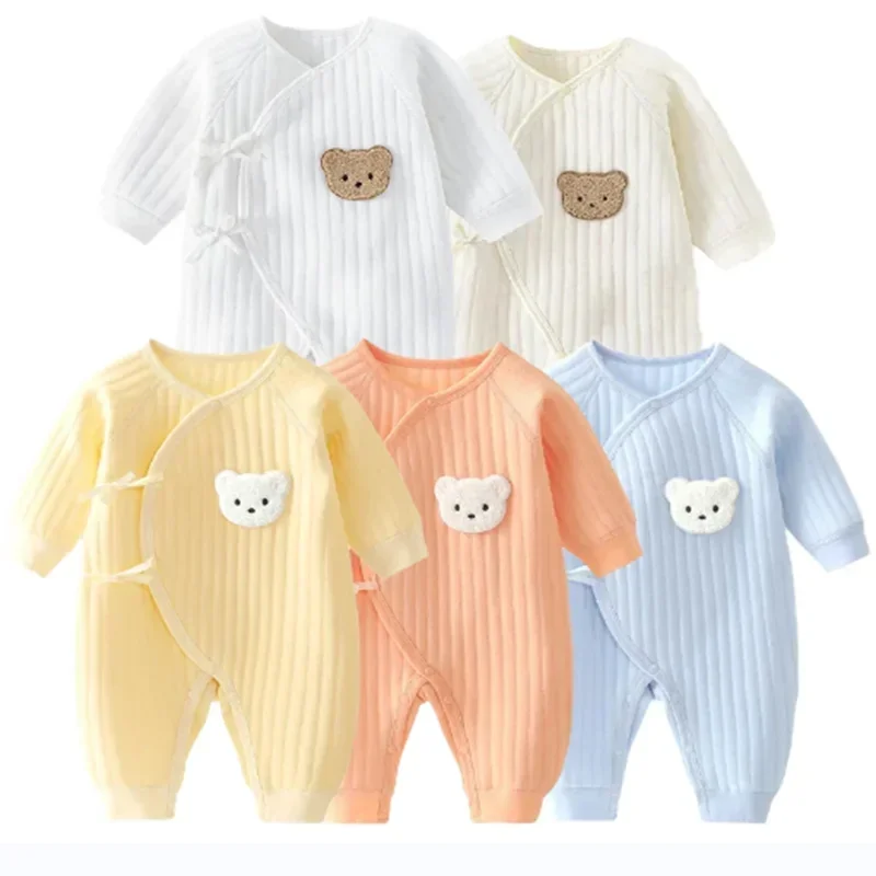 Autumn 0-6M Baby Romper Solid Knitting 100% Cotton Long Sleeve One Piece Outfit Toddler Baby Boys Girl Romper Newborn Jumpsuit
Autumn 0-6M Baby Romper Solid Knitting 100% Cotton Long Sleeve One Piece Outfit Toddler Baby Boys Girl Romper Newborn Jumpsuit