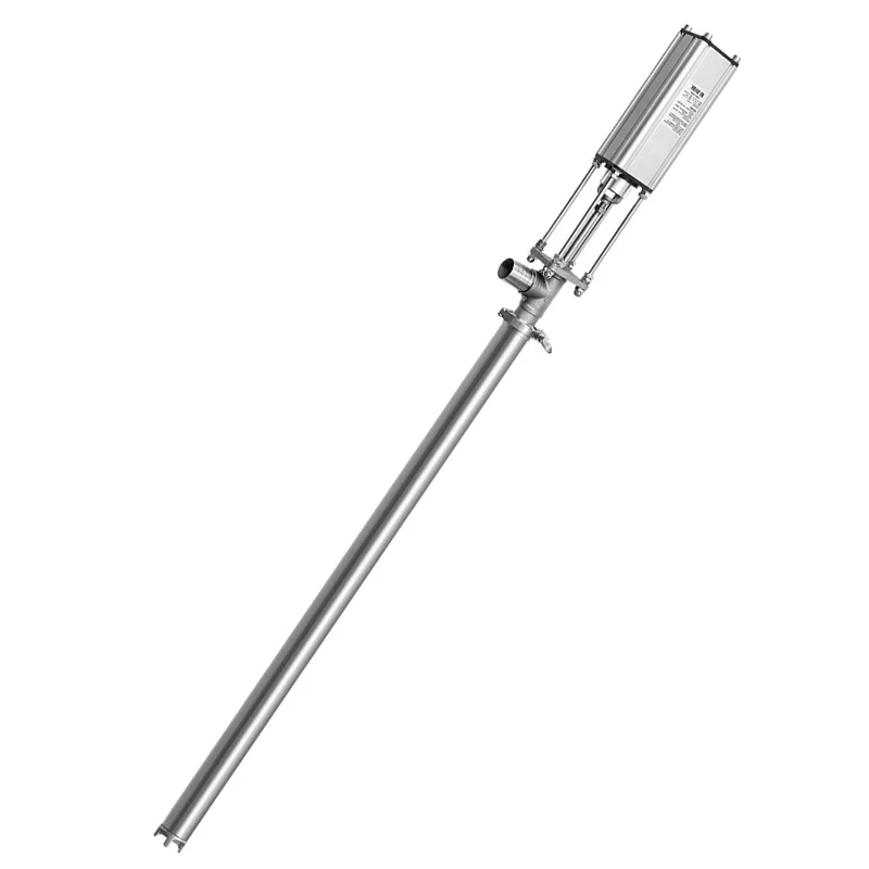 High Viscosity Stainless Steel 316 Sanitary Plunger Piston Pneumatic Drum Pump For Air Operated Viscous Fluids Pneumatic Drum
High Viscosity Stainless Steel 316 Sanitary Plunger Piston Pneumatic Drum Pump For Air Operated Viscous Fluids Pneumatic Drum