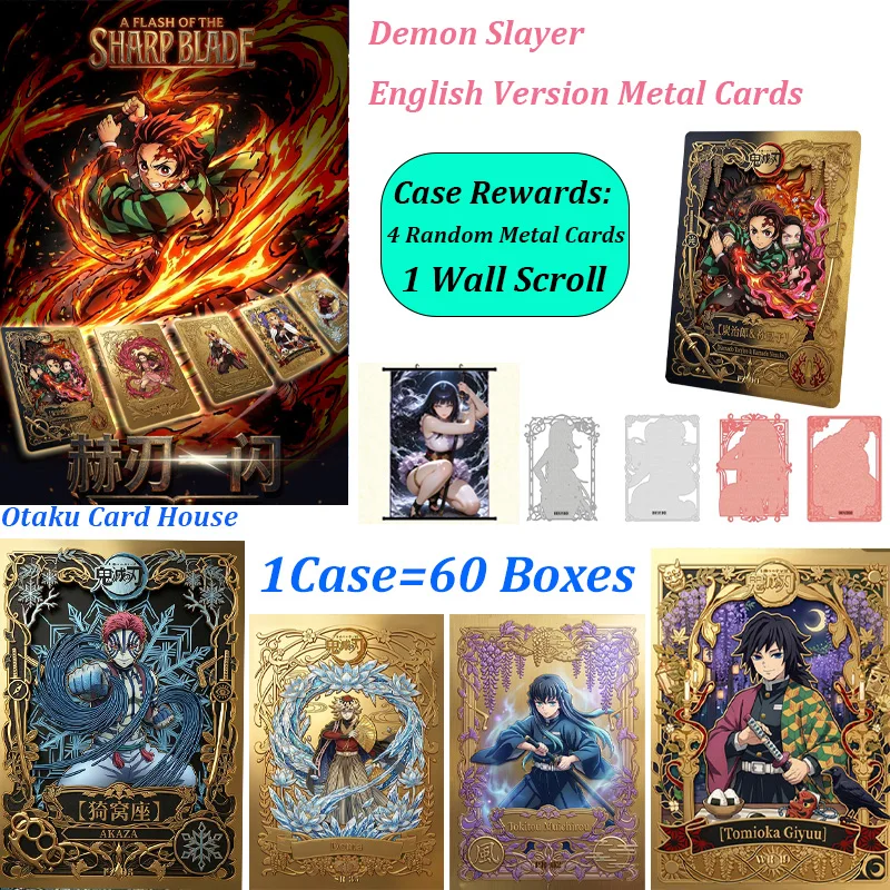 2026 New Kimetsu No Yaiba English Edition Metal Trading Cards Card Brick Display Full Case Bulk Wholesale
2026 New Kimetsu No Yaiba English Edition Metal Trading Cards Card Brick Display Full Case Bulk Wholesale