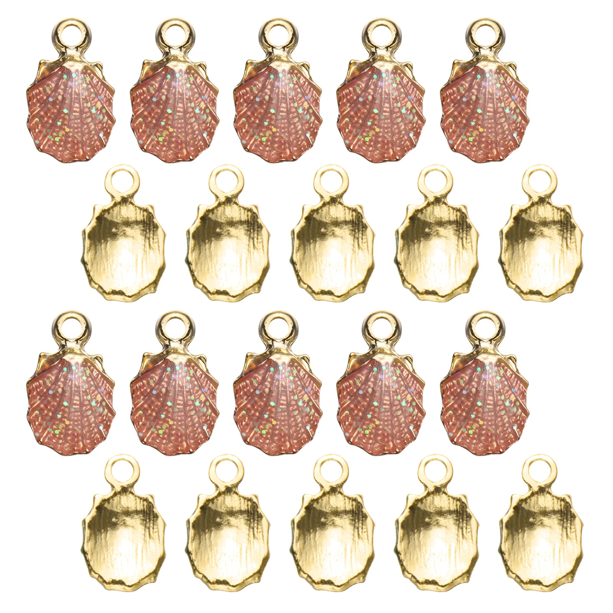 20 Pcs Sea Shell Style Pendant for DIY Drip Oil Shell Pendants Jewelry Accessories Vintage Metal Hanging naments Earring Gifts
20 Pcs Sea Shell Style Pendant for DIY Drip Oil Shell Pendants Jewelry Accessories Vintage Metal Hanging naments Earring Gifts
