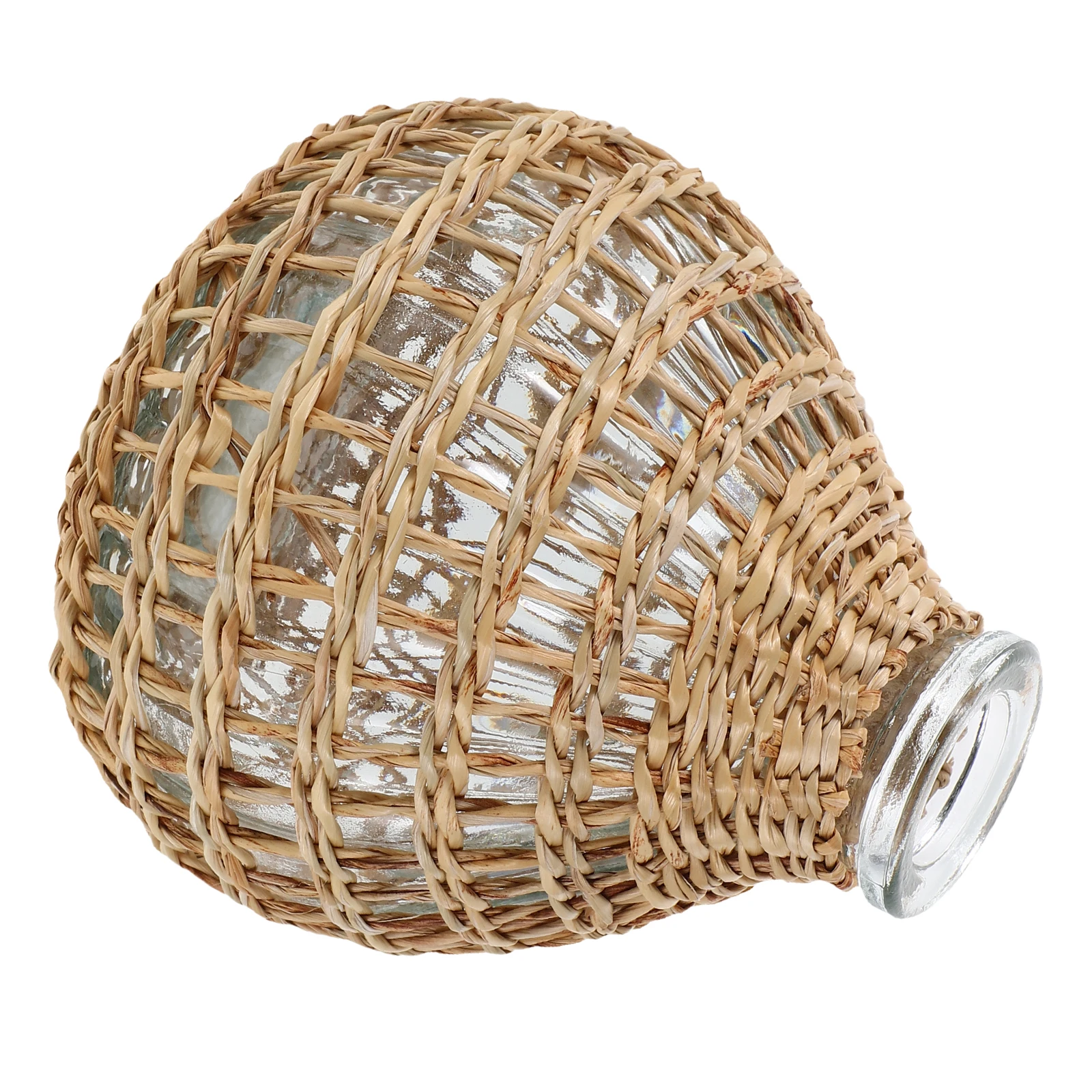 1pc Woven Aroma Bottle Handmade Natural Grass Vase Light Brown Desktop Flower Arrangement Holder Home Decor Dried Flowers
1pc Woven Aroma Bottle Handmade Natural Grass Vase Light Brown Desktop Flower Arrangement Holder Home Decor Dried Flowers