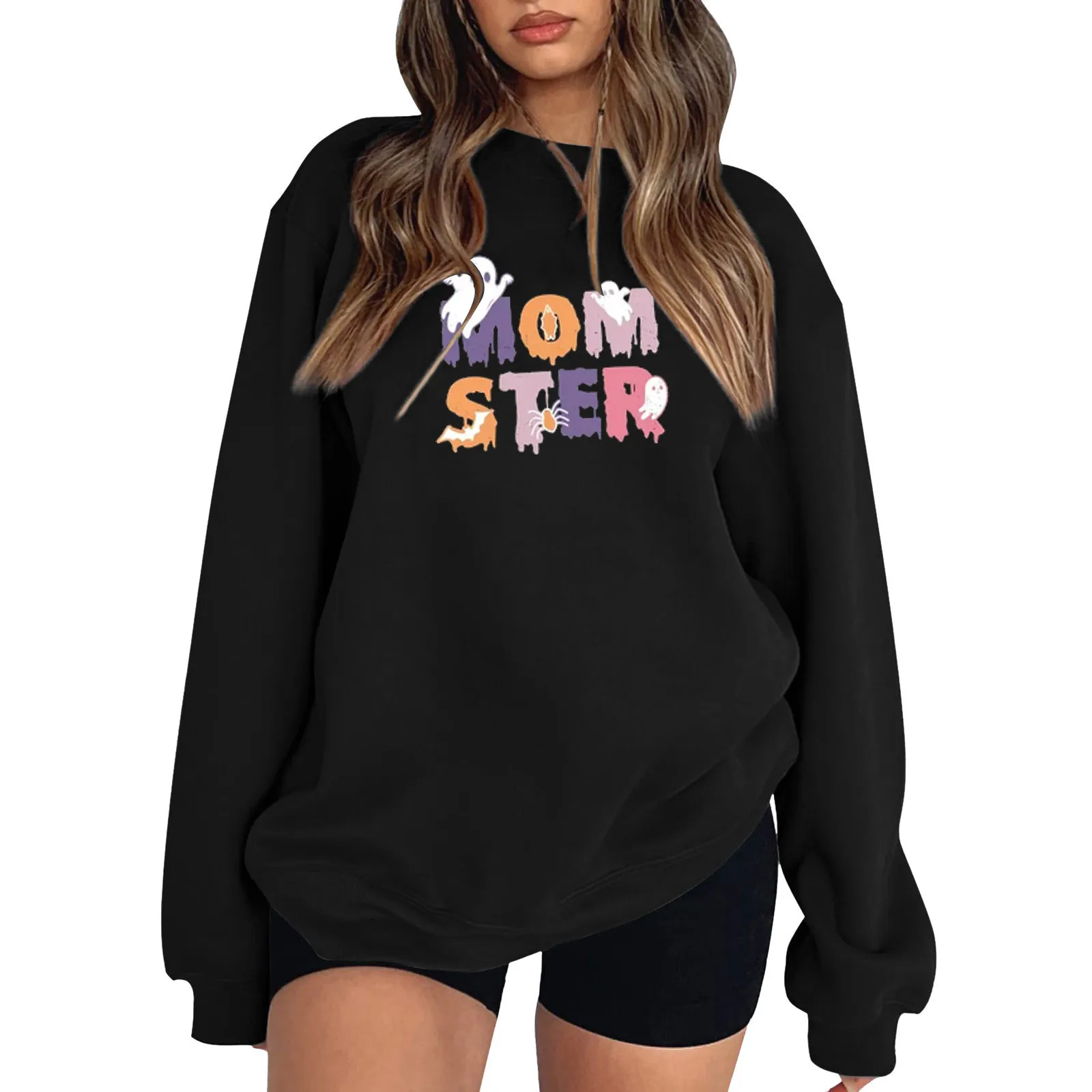 Womens Zip up Fashion Women's Loose Solid Color Halloween Colorful Letter Print Drop Shoulder Sleeve Ladies Zip up Shirts
Womens Zip up Fashion Women's Loose Solid Color Halloween Colorful Letter Print Drop Shoulder Sleeve Ladies Zip up Shirts