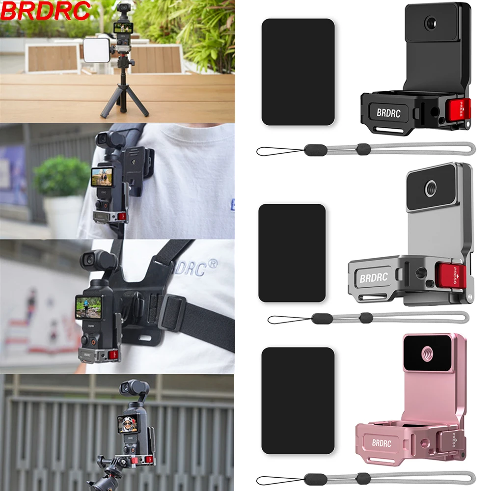 BRDRC Magnetic Base Adapter for DJI OSMO Pocket 3 Expansion Bracket 1/4 Adapter Cold Shoe Adjustable Mount Accessories
BRDRC Magnetic Base Adapter for DJI OSMO Pocket 3 Expansion Bracket 1/4 Adapter Cold Shoe Adjustable Mount Accessories