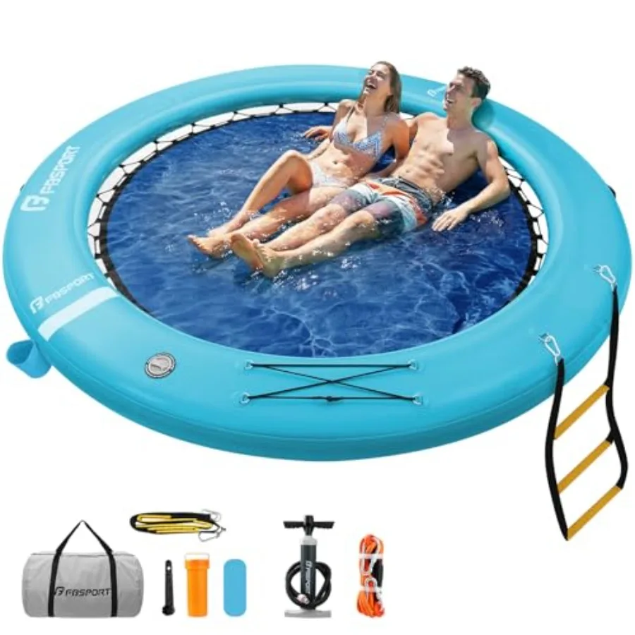 Inflatable Water Hammock Round Floating Ring 10ft 8ft 6ft Inflatable Dock with Cupholder Sun Float Chill Raft for Lake Pool Tan
Inflatable Water Hammock Round Floating Ring 10ft 8ft 6ft Inflatable Dock with Cupholder Sun Float Chill Raft for Lake Pool Tan