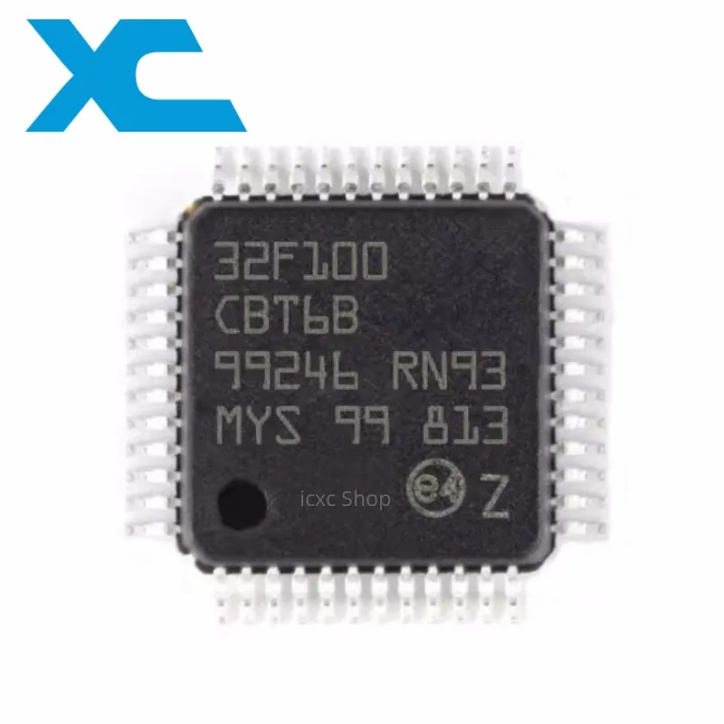 STM32F100CBT6B LQFP-48 32-bit microcontroller chip ARM 24MHz
STM32F100CBT6B LQFP-48 32-bit microcontroller chip ARM 24MHz