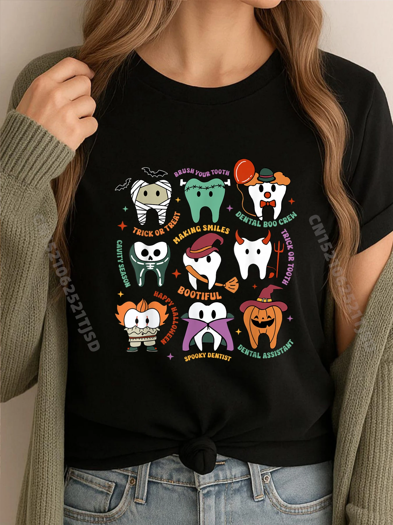 Хэллоуин Dental Boo Crew Костюм стоматолога Зубы Графические футболки 100% хлопок Camiseta Masculina Punk Style
Хэллоуин Dental Boo Crew Костюм стоматолога Зубы Графические футболки 100% хлопок Camiseta Masculina Punk Style