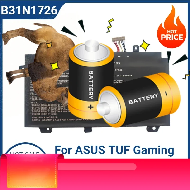 B31N1726 Battery 11.4V 48WH Laptop Battery for ASUS TUF Gaming FX505DY FX505GE FX505GD A15 FA506 FA506IU A15 FA506 FA506IU
B31N1726 Battery 11.4V 48WH Laptop Battery for ASUS TUF Gaming FX505DY FX505GE FX505GD A15 FA506 FA506IU A15 FA506 FA506IU