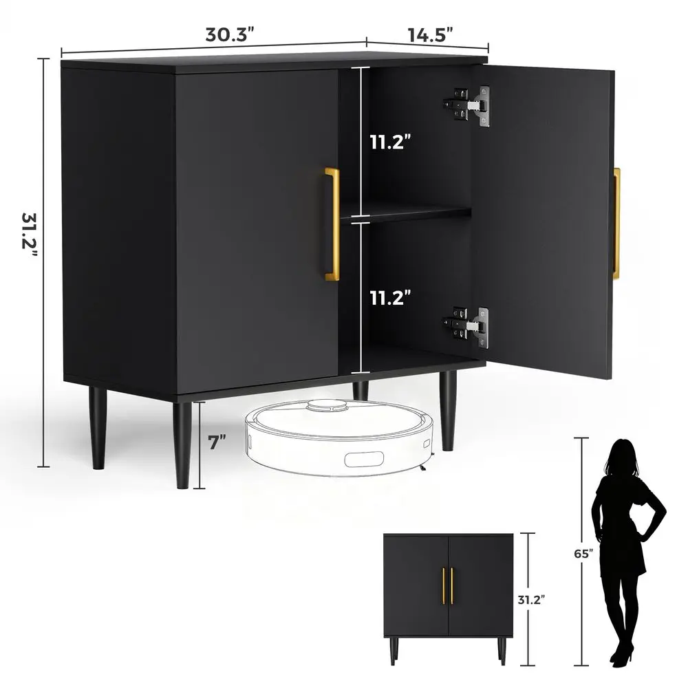 Modern Storage Cabinet, Free Standing Buffet Cabinet, Black Sideboard and Buffet Storage, Wood Accent Furniture for Living Room
Modern Storage Cabinet, Free Standing Buffet Cabinet, Black Sideboard and Buffet Storage, Wood Accent Furniture for Living Room