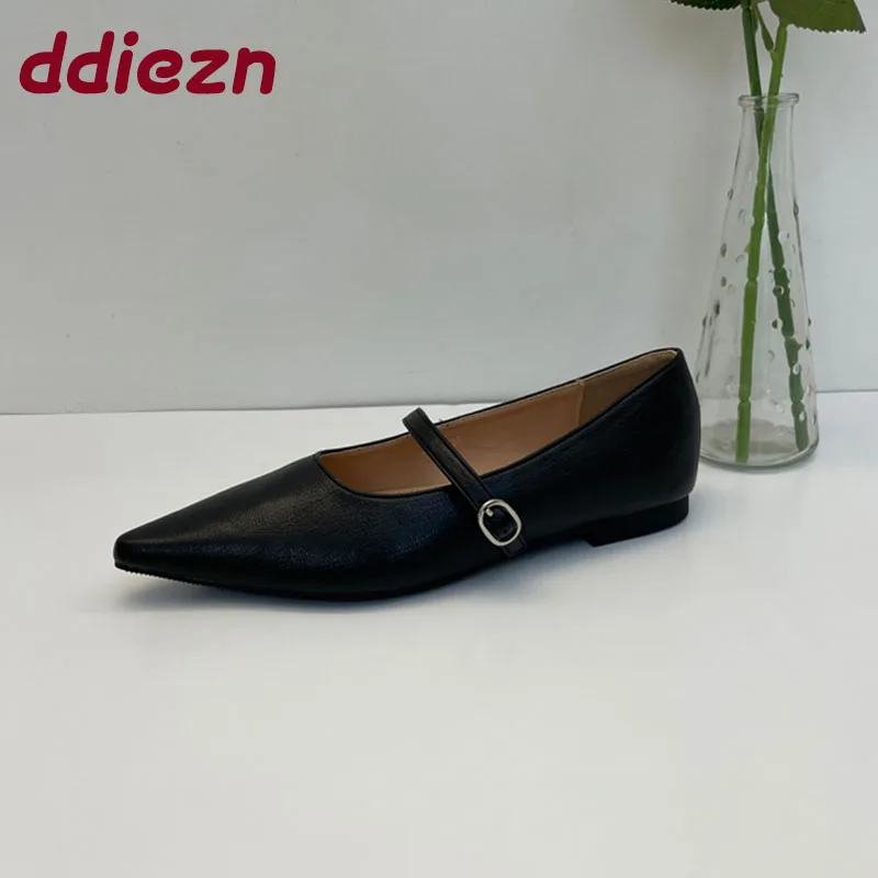 Обувь с острым носком, женские туфли Мэри Джейн на плоской подошве, мягкие женские модные женские туфли на плоской подошве с пряжкой и ремешком 
Обувь с острым носком, женские туфли Мэри Джейн на плоской подошве, мягкие женские модные женские туфли на плоской подошве с пряжкой и ремешком