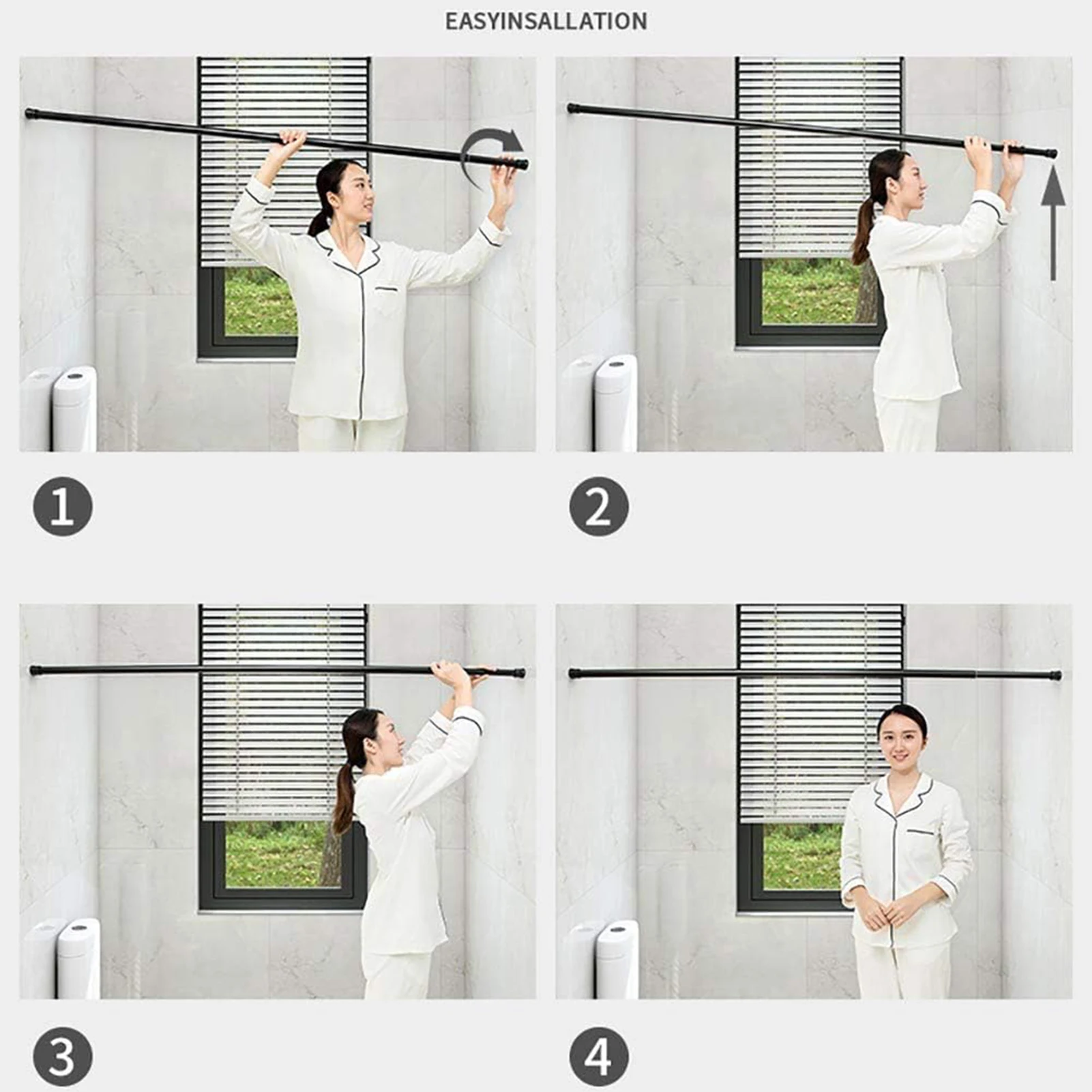 Телескопический карниз для штор, неперфорированный японский дверной карниз 18/25/30/40 см, универсальный карниз для душа, инструменты для украшения дома
Телескопический карниз для штор, неперфорированный японский дверной карниз 18/25/30/40 см, универсальный карниз для душа, инструменты для украшения дома