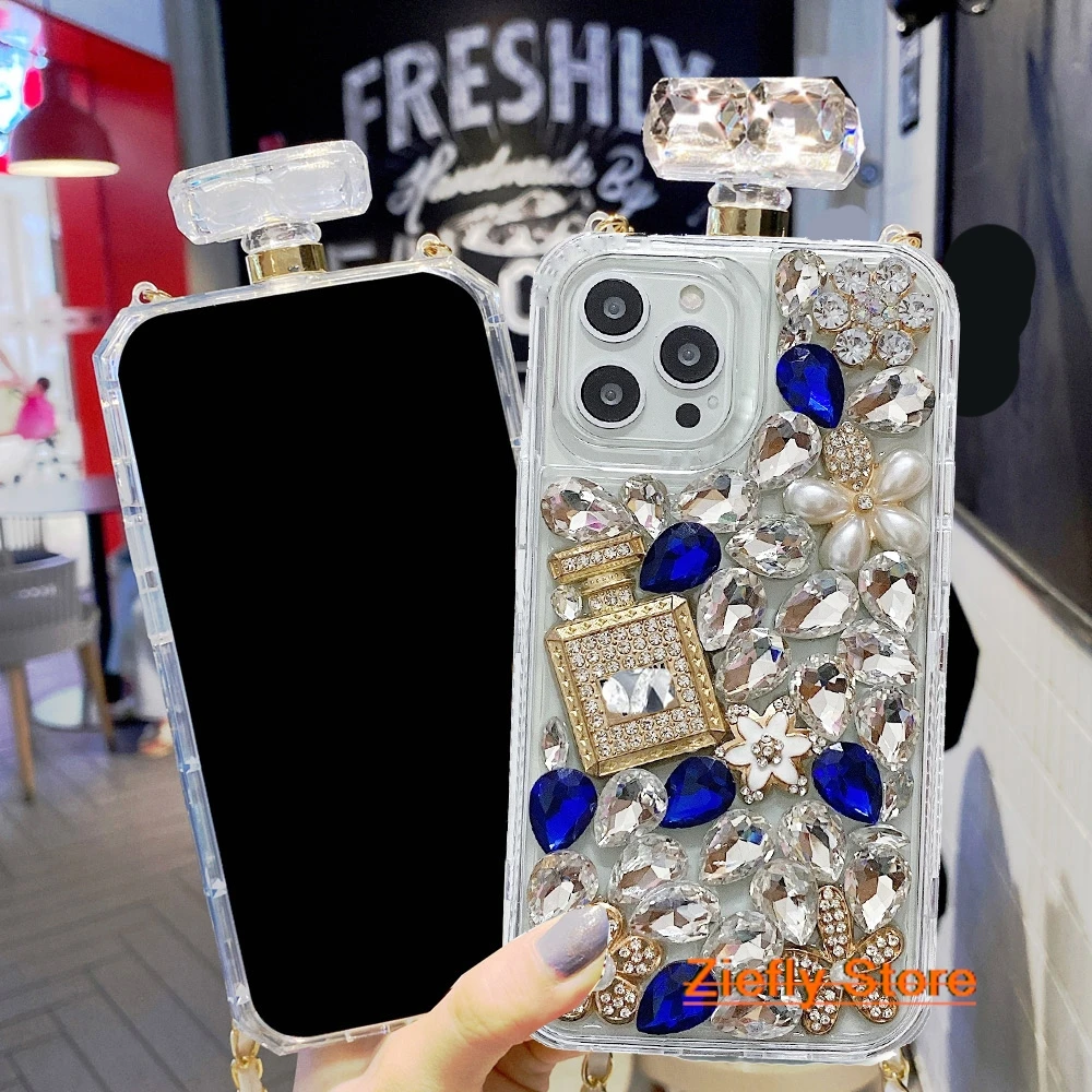 Luxury Glitter Rhinestone diamond cover Perfume case for iphone 15 14 Max 11 12 13 pro max XS MAX XR 7 8 16 Plus bling Case
Luxury Glitter Rhinestone diamond cover Perfume case for iphone 15 14 Max 11 12 13 pro max XS MAX XR 7 8 16 Plus bling Case
