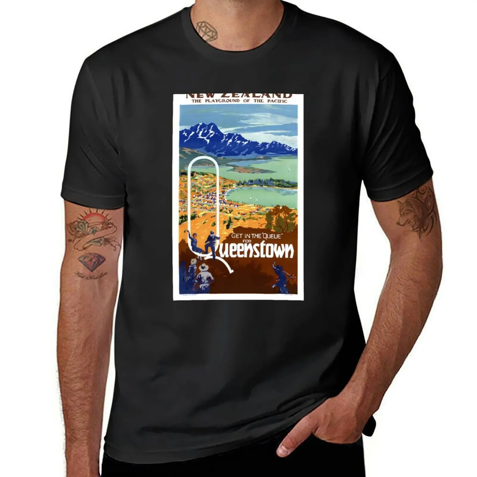 New Zealand Vintage Travel Poster Restored T-Shirt T-shirts man cheap stuff Man t-shirt men t shirts high quality
New Zealand Vintage Travel Poster Restored T-Shirt T-shirts man cheap stuff Man t-shirt men t shirts high quality