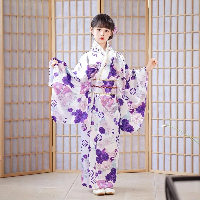 Girls Japanese Kimono Vintage Traditional Yukata Cosplay Elegant Princess Dress Bow Belt for Evening Party Performance Outfit
Girls Japanese Kimono Vintage Traditional Yukata Cosplay Elegant Princess Dress Bow Belt for Evening Party Performance Outfit