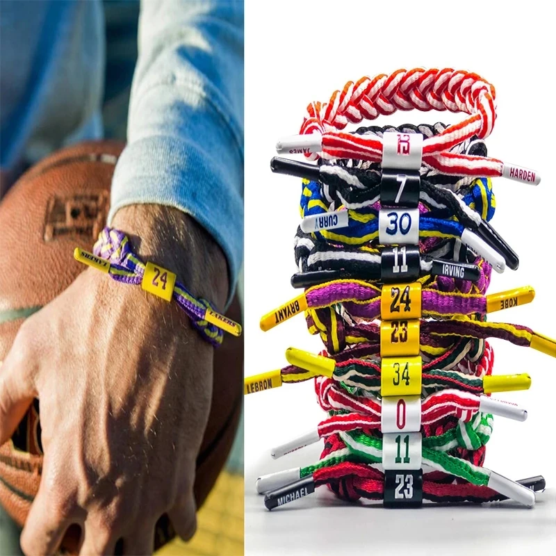 Basketball Star Hand Rope Braid Bracelet James Curry Irving Star Sports Wristband Star Braided Bracelet for Men and Women Gifts
Basketball Star Hand Rope Braid Bracelet James Curry Irving Star Sports Wristband Star Braided Bracelet for Men and Women Gifts