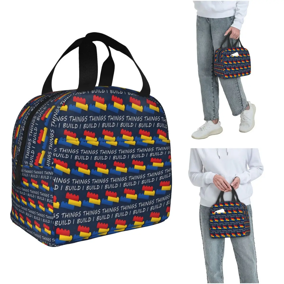 Brick Builder Blocks Master Builder Plastic Insulated Lunch Bag for Women Cooler Thermal Food Box Tote Lunch Boxes Container
Brick Builder Blocks Master Builder Plastic Insulated Lunch Bag for Women Cooler Thermal Food Box Tote Lunch Boxes Container