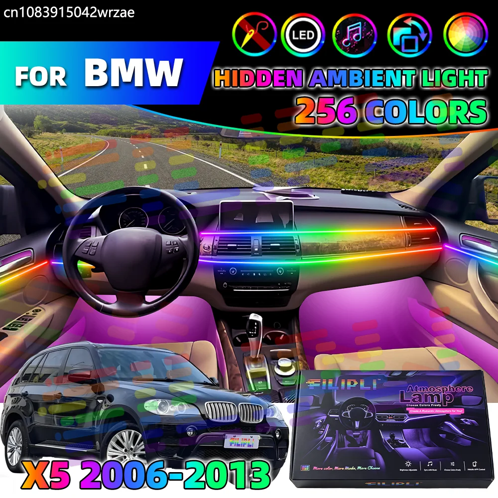 14 in 1 For BMW X5 E70 Car Interior Ambient Lights Strips Breathing Lighting Kit App Control Auto Decorative Lamp Symphony Acryl
14 in 1 For BMW X5 E70 Car Interior Ambient Lights Strips Breathing Lighting Kit App Control Auto Decorative Lamp Symphony Acryl