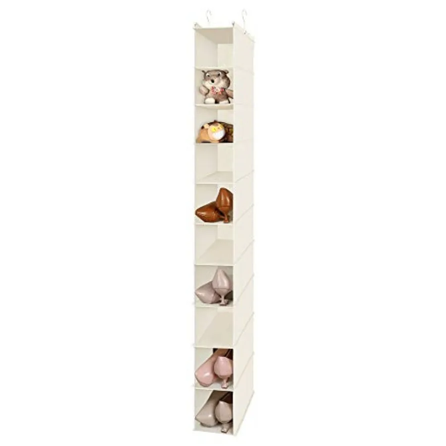 10-Shelf Hanging Shoe Shelf Organizer, Hanging Shoe Storage for Closet
10-Shelf Hanging Shoe Shelf Organizer, Hanging Shoe Storage for Closet
