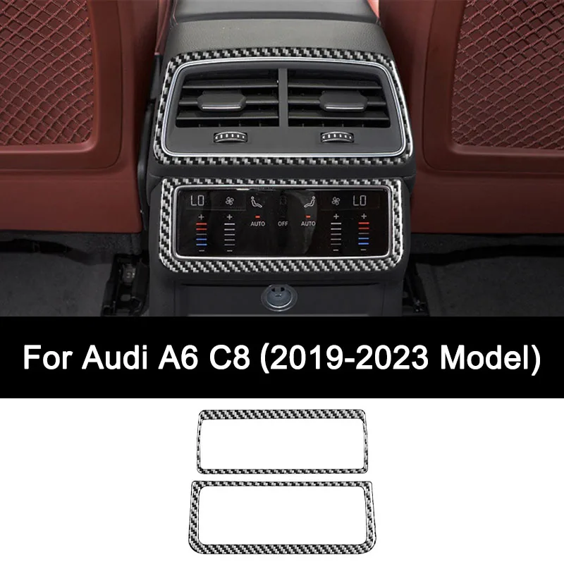 For Audi A6 C8 (2019-2023 Model), Premium Carbon Fiber Rear Air Conditioning Vent Panel Sticker, Personalized Auto Accessories
For Audi A6 C8 (2019-2023 Model), Premium Carbon Fiber Rear Air Conditioning Vent Panel Sticker, Personalized Auto Accessories