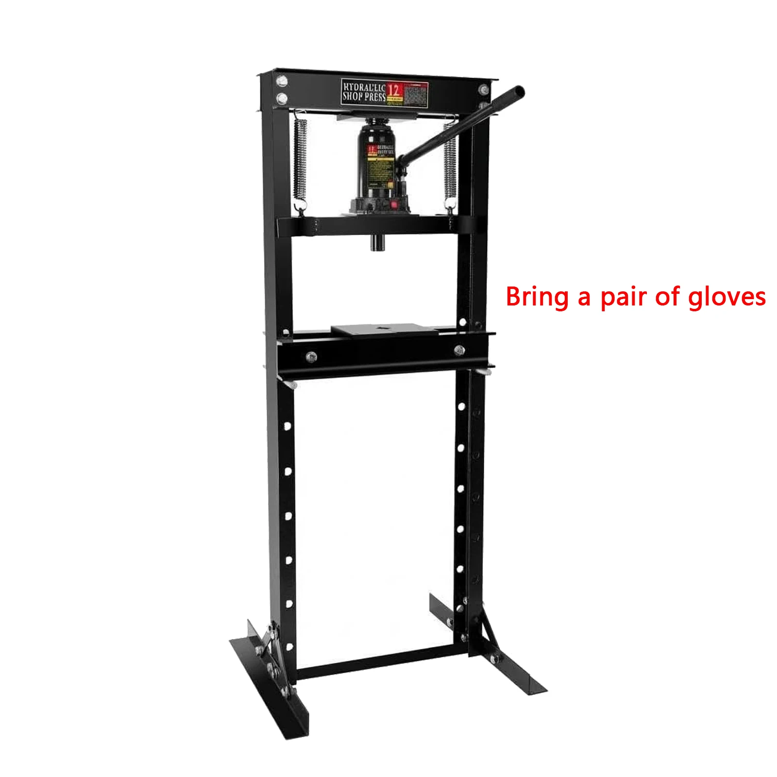Hydraulic Shop Press,12 T H-Frame Garage Floor Adjustable Shop Press With Plates Press For Bending Straightening Stamping Metal
Hydraulic Shop Press,12 T H-Frame Garage Floor Adjustable Shop Press With Plates Press For Bending Straightening Stamping Metal