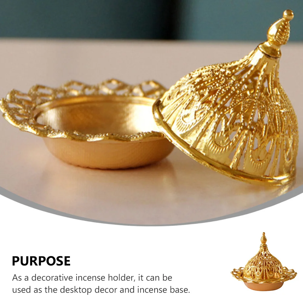 1Pcs Metal Hollow Incense Burner Unique Design Decorative Censer Holder Practical Desktop Ornament Censer Holder
1Pcs Metal Hollow Incense Burner Unique Design Decorative Censer Holder Practical Desktop Ornament Censer Holder