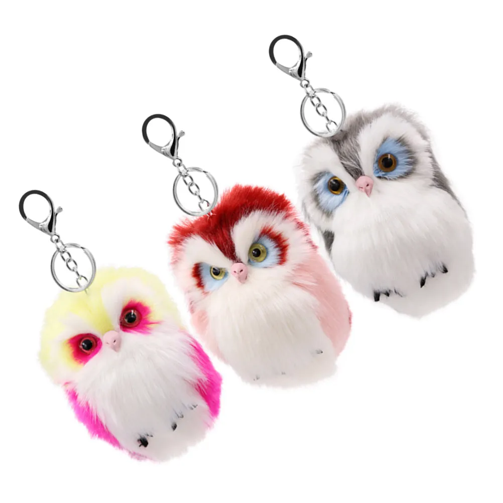 3Pcs Cat Headed Owl Pendant Keychain Creative Key Ring Hanging Ornament Bag Cell Phone Car Key Decoration Yellow Gray
3Pcs Cat Headed Owl Pendant Keychain Creative Key Ring Hanging Ornament Bag Cell Phone Car Key Decoration Yellow Gray