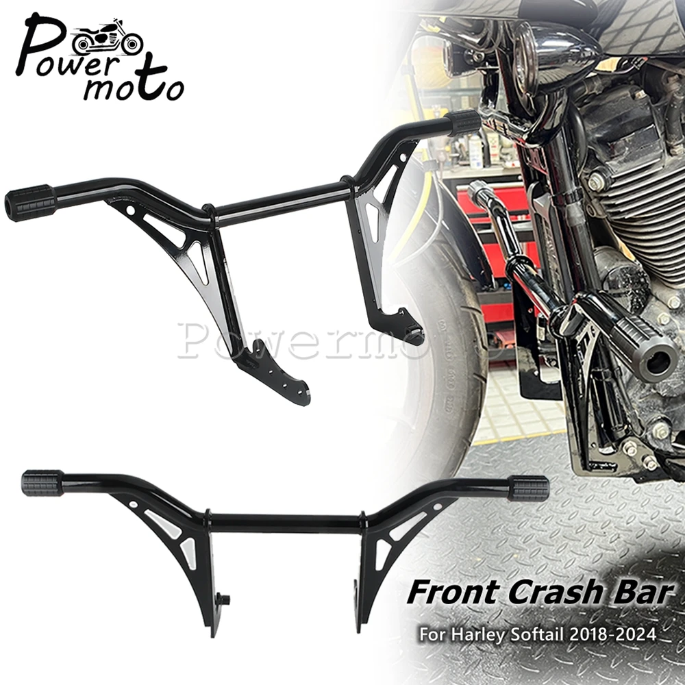 Motorcycle Enging Guard Frame Bumper Protector For Harley Softail M8 Front Crash Bar 2018-2024 Street Bob Low Rider Fat Bob FXST
Motorcycle Enging Guard Frame Bumper Protector For Harley Softail M8 Front Crash Bar 2018-2024 Street Bob Low Rider Fat Bob FXST