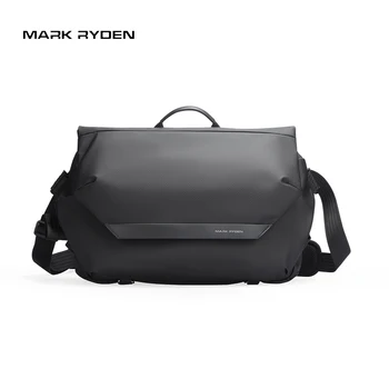 Mark Ryden 남성용 다기능 패션 숄더 메신저 백, 대용량 가죽 크로스바디 백, 디자이너 럭셔리 백