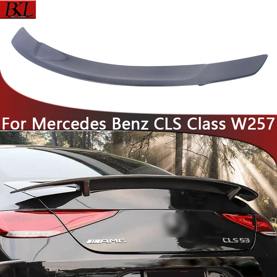 For Mercedes Benz CLS Class W257/C257 RT style Carbon fiber rear wing rear spoiler top wing fixed wing kit
For Mercedes Benz CLS Class W257/C257 RT style Carbon fiber rear wing rear spoiler top wing fixed wing kit