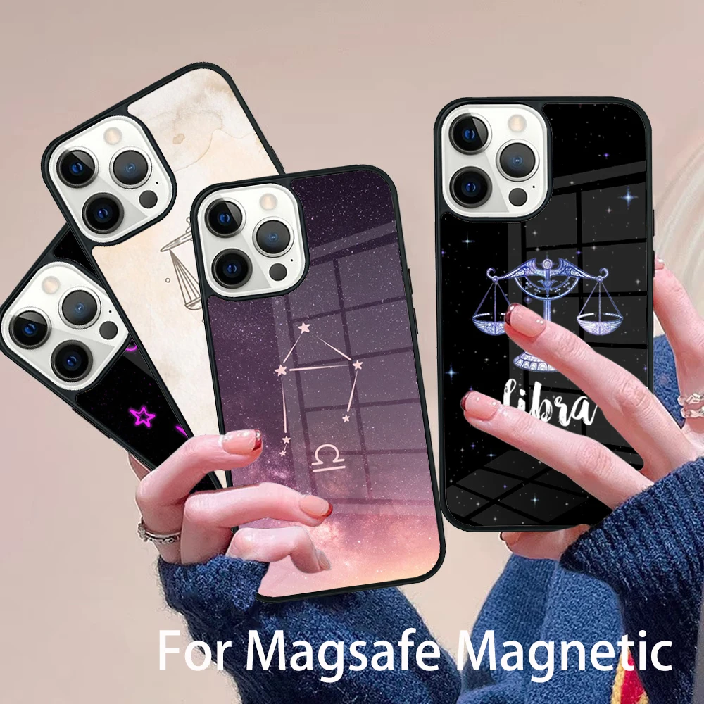 Zodiac Libra Balance Phone Case Magesafe Magnetic Wireless Charge Cover For IPhone 16 11 12 13 14 15 Pro Max Plus Mini
Zodiac Libra Balance Phone Case Magesafe Magnetic Wireless Charge Cover For IPhone 16 11 12 13 14 15 Pro Max Plus Mini