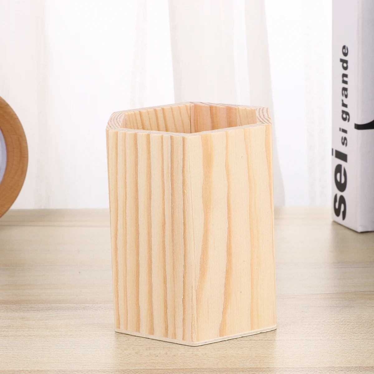 2 Pcs Painting Storage Bucket Solid Unfinished Wooden Pot DIY Container Pencil Holder Eco Friendly Sturdy Smooth Small 
2 Pcs Painting Storage Bucket Solid Unfinished Wooden Pot DIY Container Pencil Holder Eco Friendly Sturdy Smooth Small