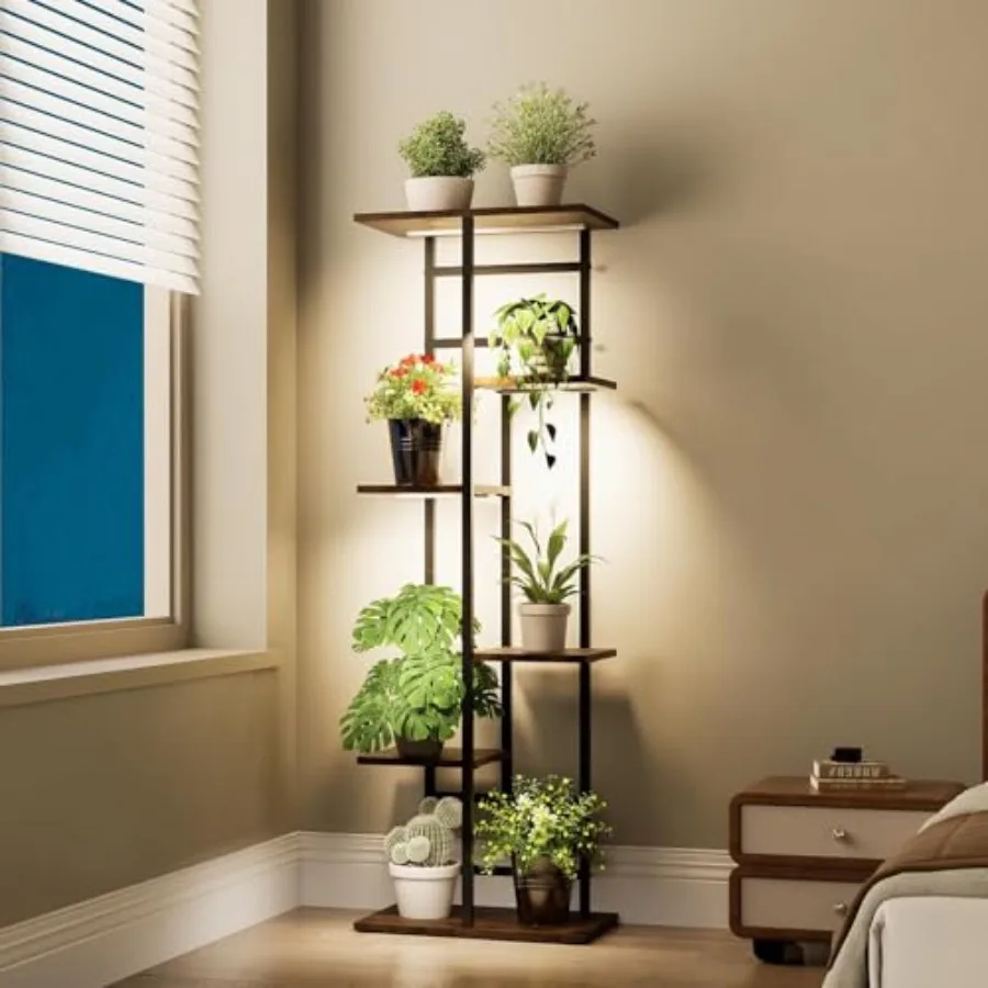Plant Stand Indoor with Grow Lights, ed Tall Plant Stand Metal Metal Corner Large Plant Shelf Display Rack Holder for Patio Liv
Plant Stand Indoor with Grow Lights, ed Tall Plant Stand Metal Metal Corner Large Plant Shelf Display Rack Holder for Patio Liv