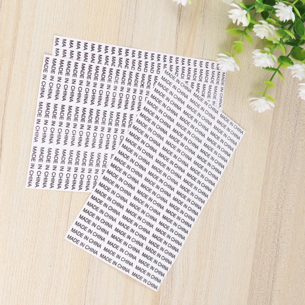 5000Pcs Stickers Self Adhesive Waterproof Package Labels Show Country of Origin on China Imported Products
5000Pcs Stickers Self Adhesive Waterproof Package Labels Show Country of Origin on China Imported Products