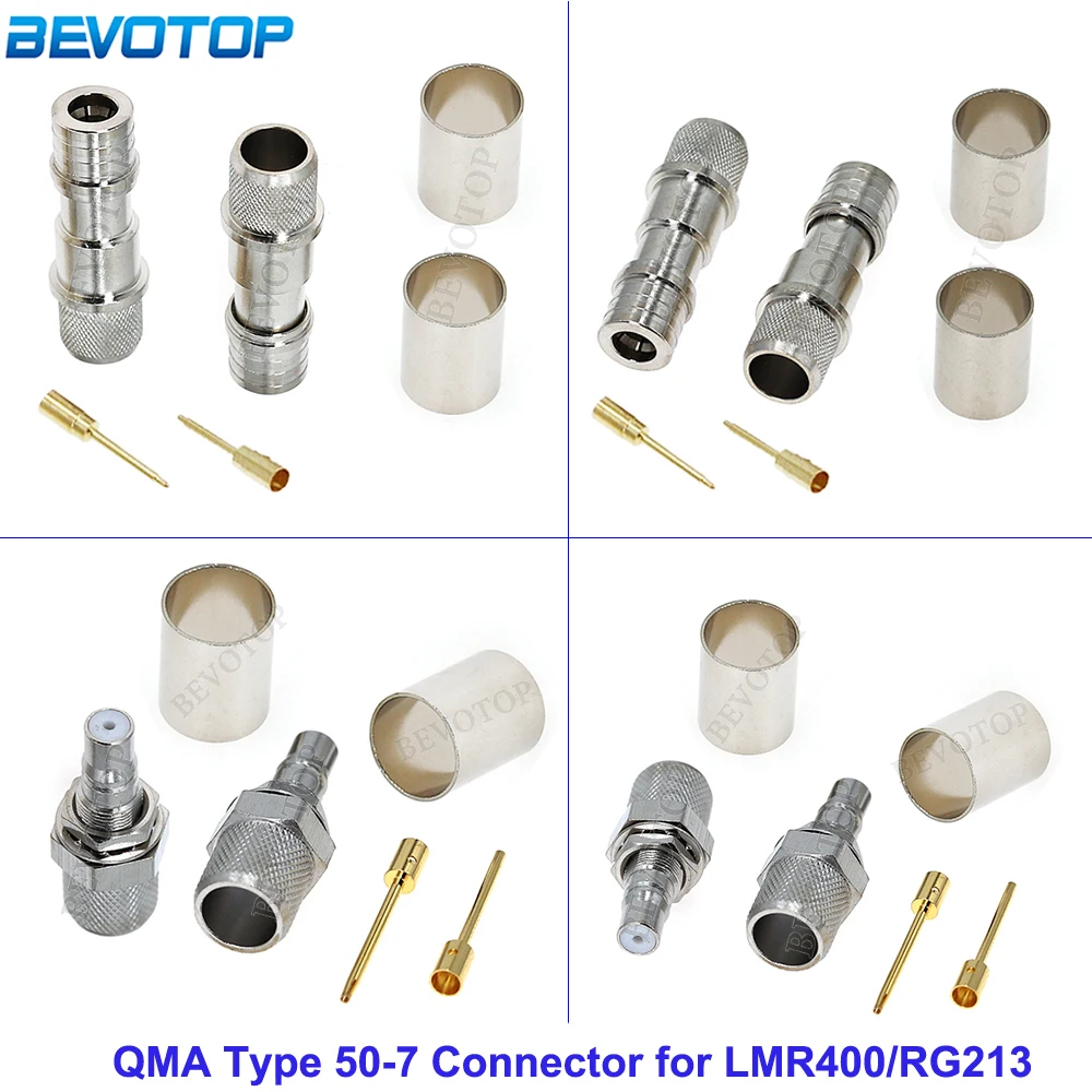 10PCS/Lot LMR-400/RG-213 QMA Male/Female RF Coaxial Connector 50 Ohm 50-7 QMA Connector for LMR400/RG213 Cable Wholesales
10PCS/Lot LMR-400/RG-213 QMA Male/Female RF Coaxial Connector 50 Ohm 50-7 QMA Connector for LMR400/RG213 Cable Wholesales