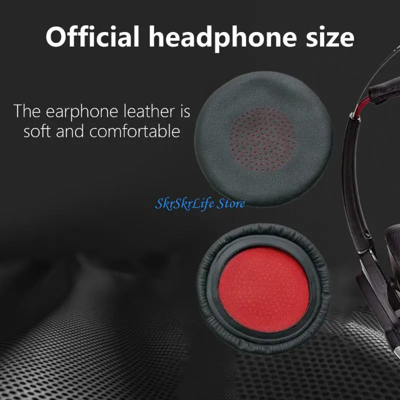 E65E Replacement Earpads Soft Sponge Ear Pad Comfortable Earmuffs for B825 Headphones Repair Accessory
E65E Replacement Earpads Soft Sponge Ear Pad Comfortable Earmuffs for B825 Headphones Repair Accessory