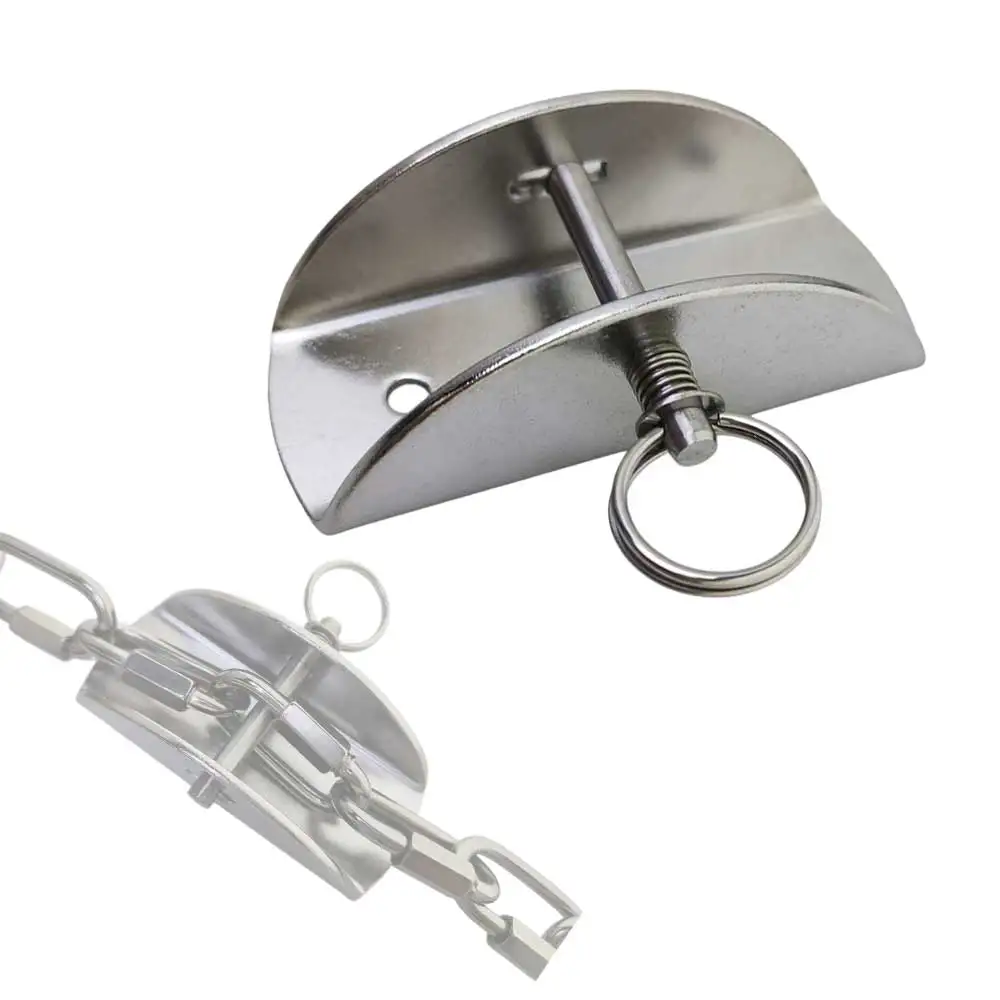 Sailing Yacht 16 Stainless Steel Marine Anchor Chain Link Stopper with Pin Boat Dock Sailboat Locking Device Hardware
Sailing Yacht 16 Stainless Steel Marine Anchor Chain Link Stopper with Pin Boat Dock Sailboat Locking Device Hardware