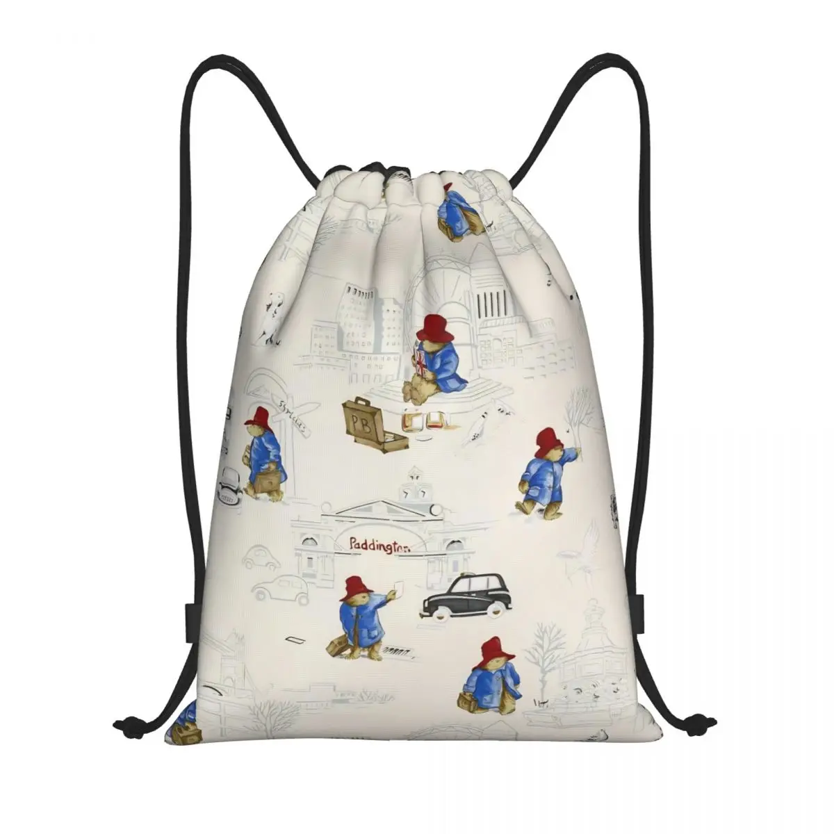 Милый рюкзак Paddington с бурым медведем на шнурке, спортивный рюкзак для спортзала, сумка на шнурке для бега
Милый рюкзак Paddington с бурым медведем на шнурке, спортивный рюкзак для спортзала, сумка на шнурке для бега