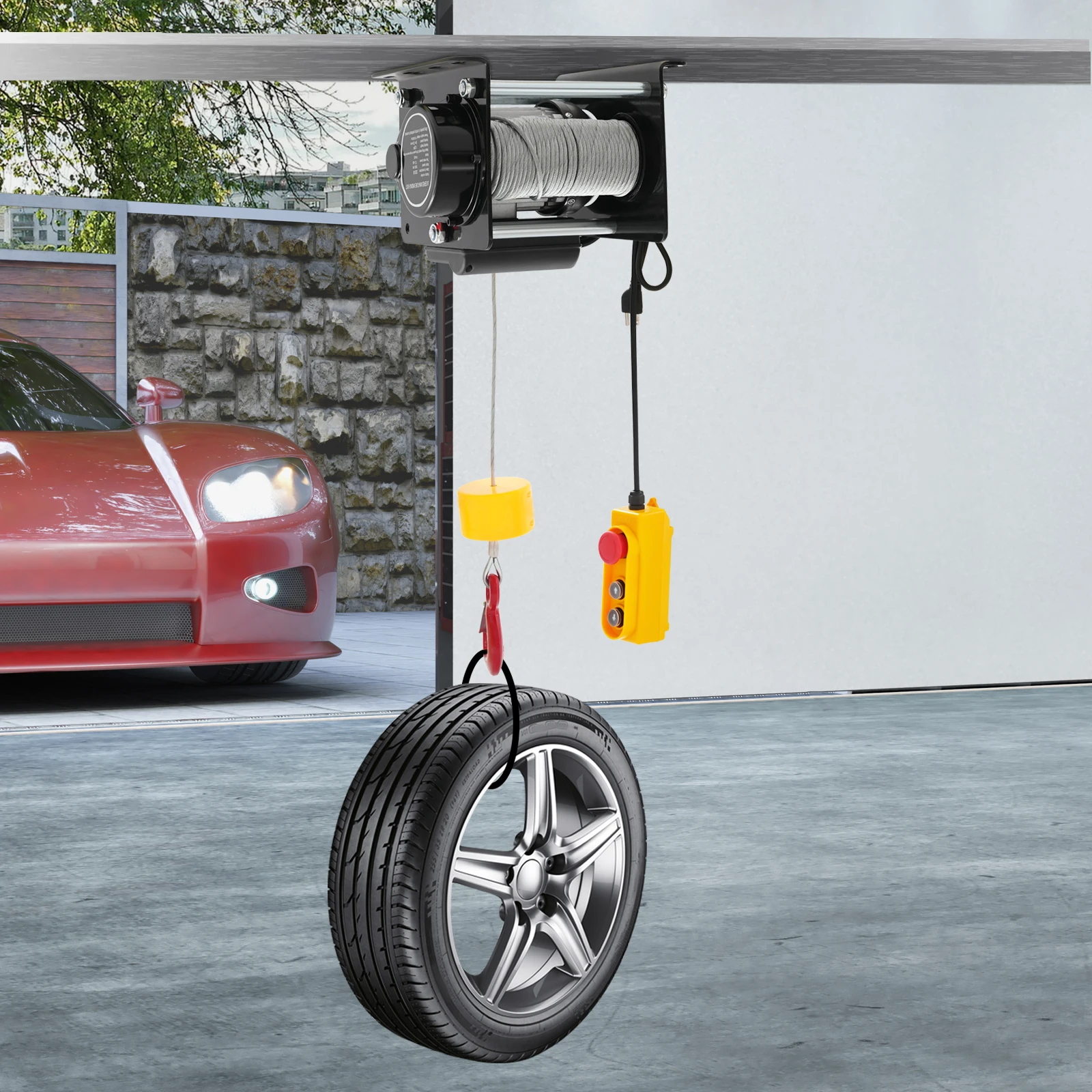 BYMAOCAR Электрическая таль 110 В, 2800 об/мин с проводным управлением, электрическая лебедка, электрическая лебедка 881 фунтов с длинной стальной проволокой
BYMAOCAR Электрическая таль 110 В, 2800 об/мин с проводным управлением, электрическая лебедка, электрическая лебедка 881 фунтов с длинной стальной проволокой