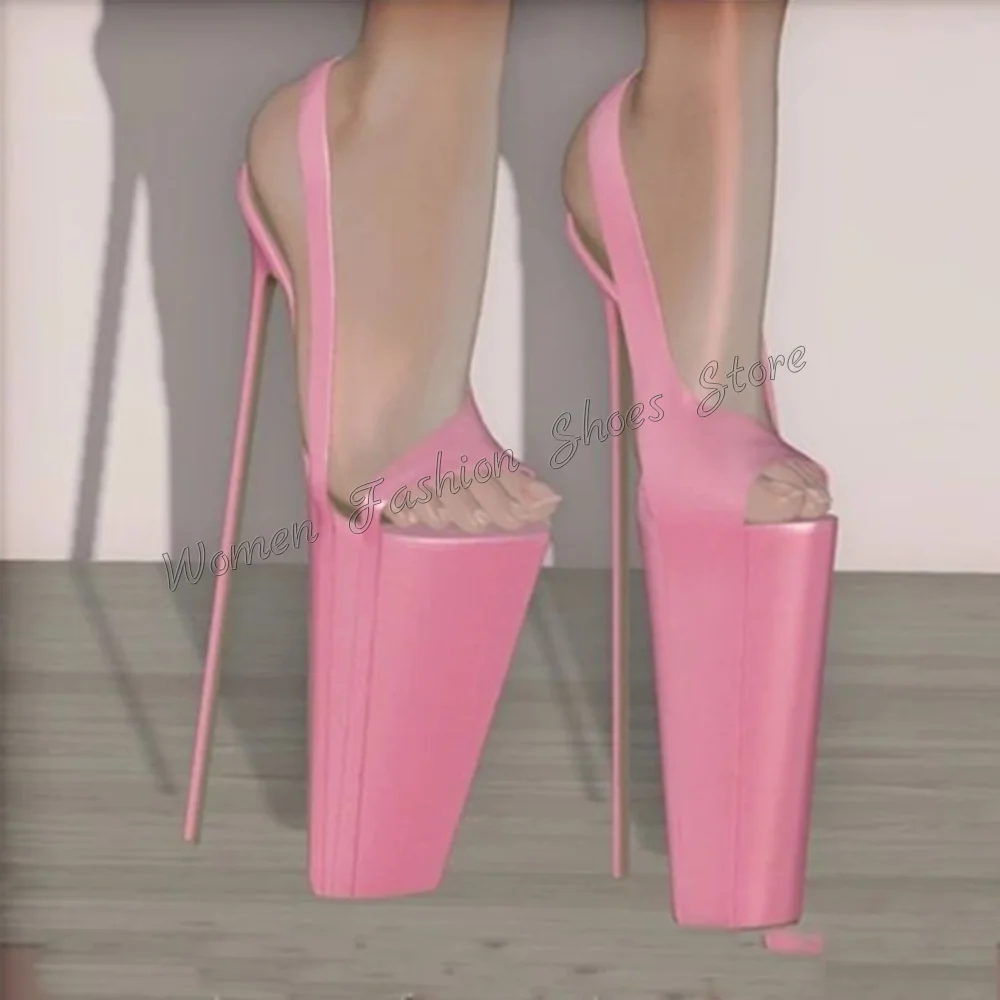 Pink Platform Open Toe Sandals Stilettos High Heels High Heel Shoes for Women Fashion Sexy Heels 2024 New Zapatos Para Mujere
Pink Platform Open Toe Sandals Stilettos High Heels High Heel Shoes for Women Fashion Sexy Heels 2024 New Zapatos Para Mujere