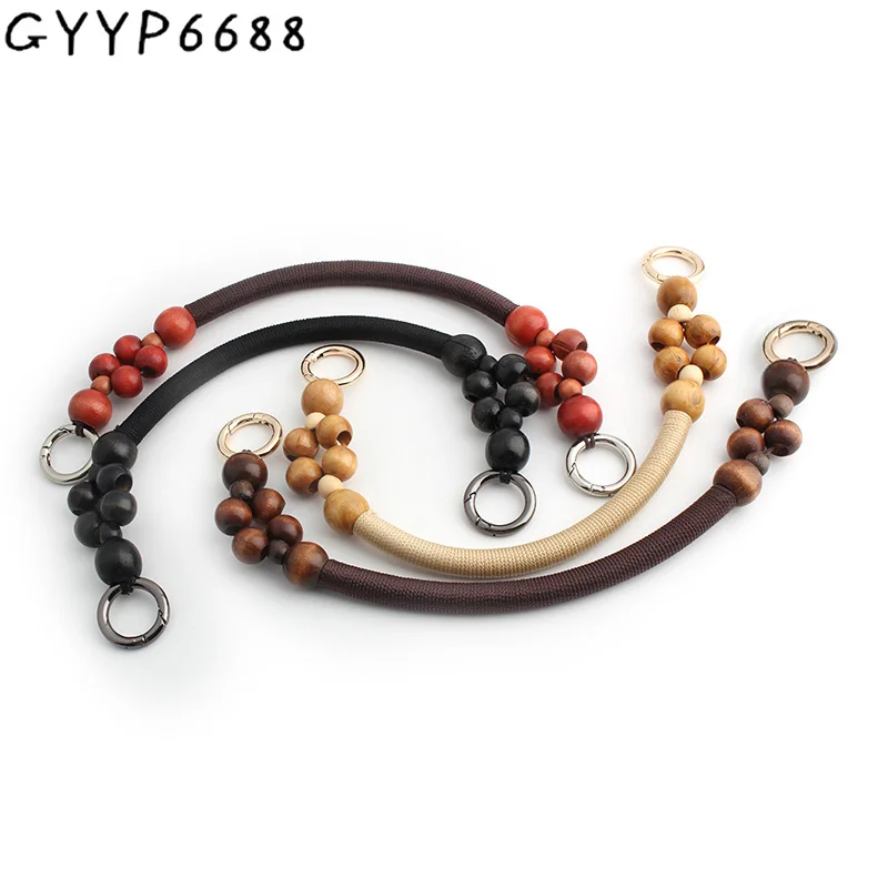 2-10PCS Natural,Brown,Black,Red Metal Ring Wood Beads Rope Handles For DIY Bags Handbags Wraped Handle Purse Handle Accessories
2-10PCS Natural,Brown,Black,Red Metal Ring Wood Beads Rope Handles For DIY Bags Handbags Wraped Handle Purse Handle Accessories